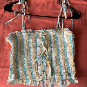 Multicolored crop top